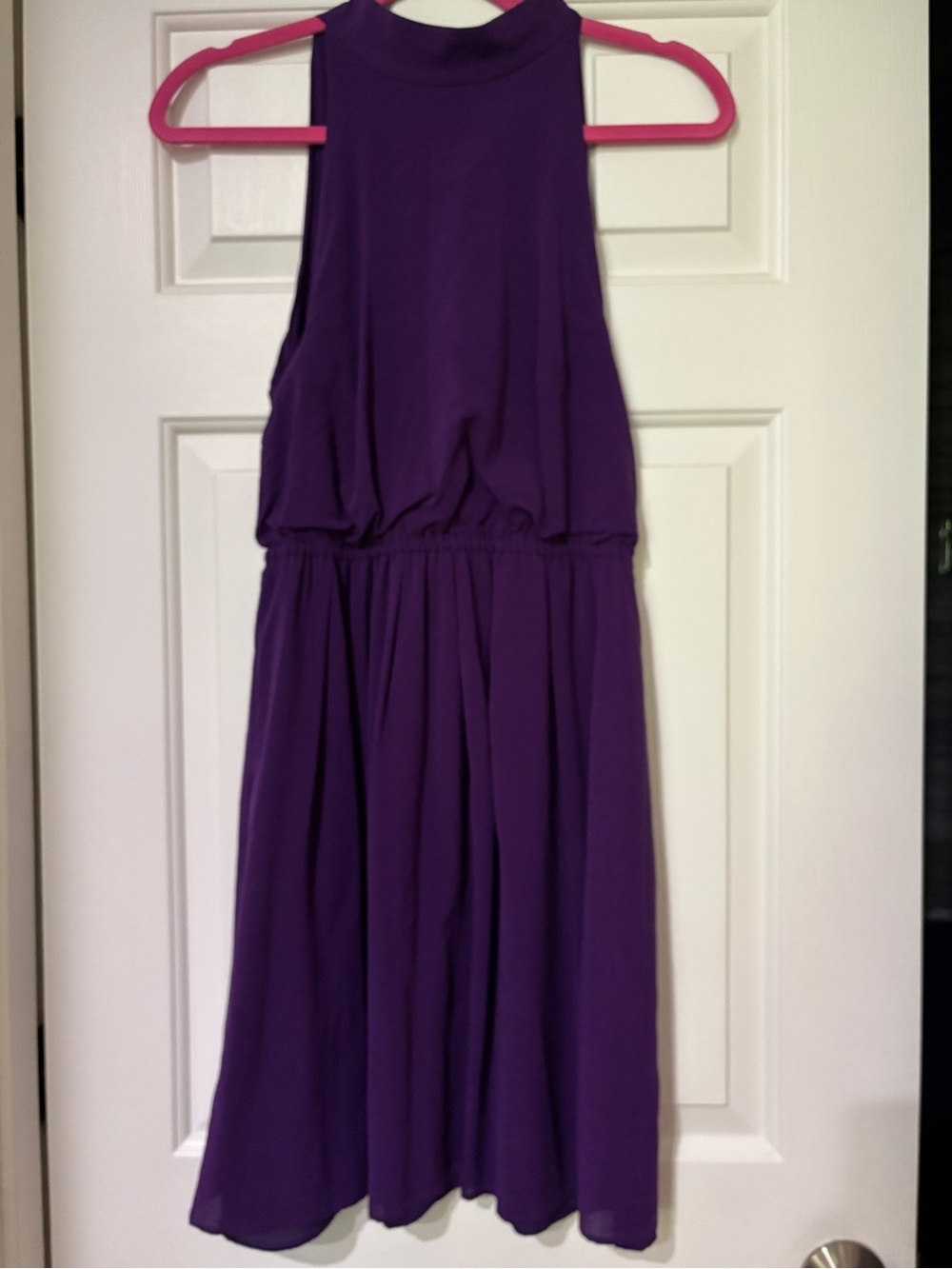 Alice + Olivia Open Back Silk Dress - Size Small